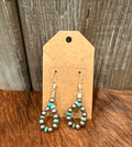 Navajo pearl and turquoise earrings