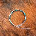 Navajo pearl and turquoise bracelet